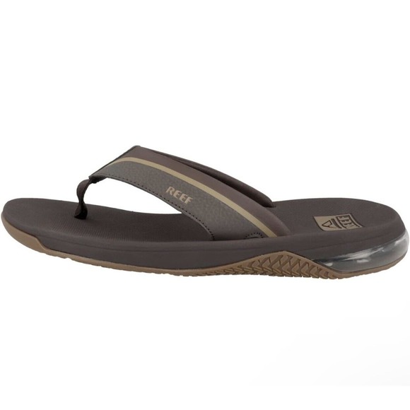 Reef Anchor Sandal Men Size 7 High‎ Arch Support Brown | Gum Beach Thong Sandal main image 8